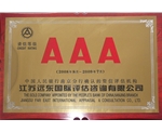 2008-2009 AAA資信等級(jí)